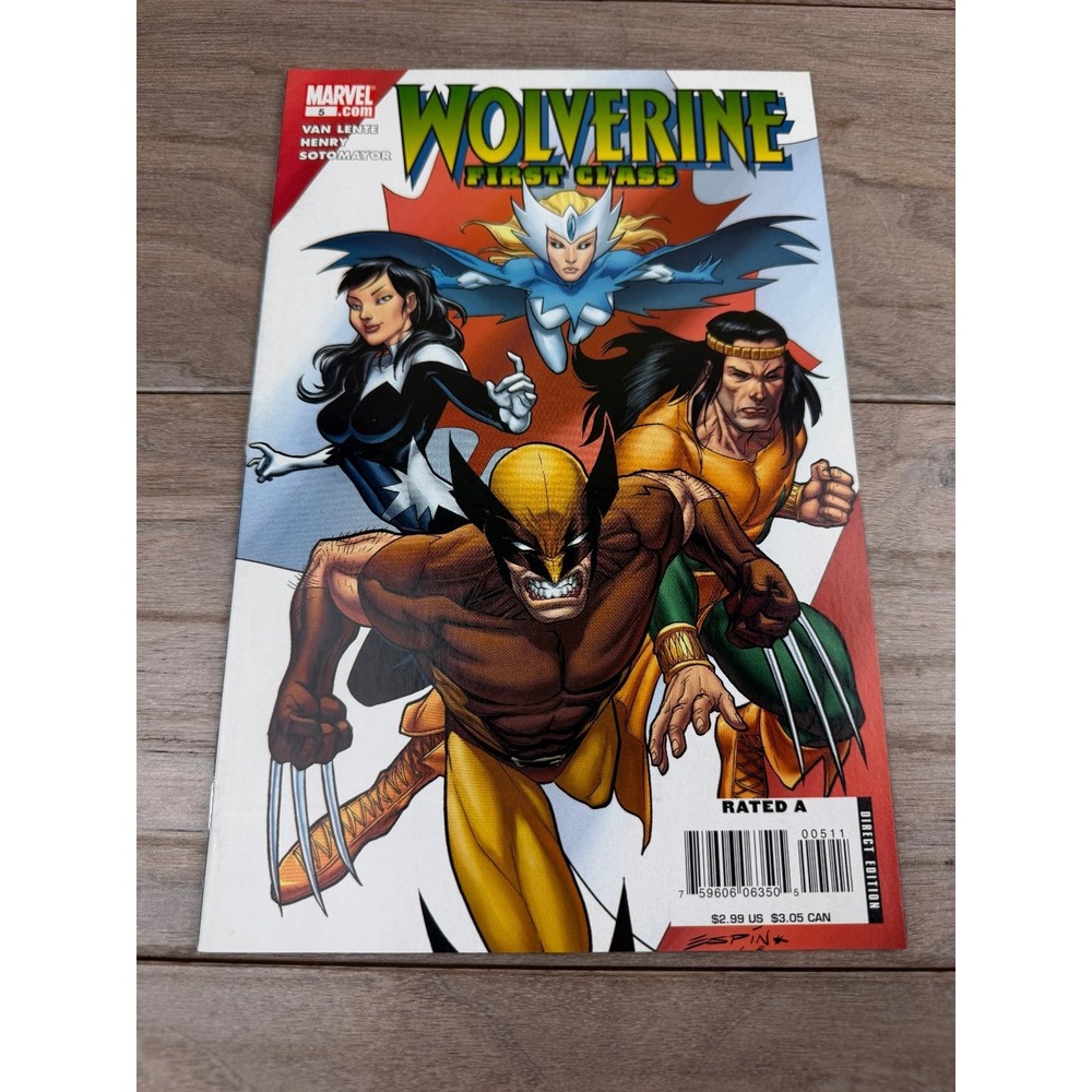 Wolverine First Class Van Lente Henry Espin Marvel Comics 2008 X-Men Alpha